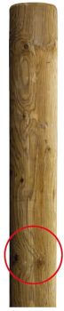 Holzpfosten, ø 16 – 18 cm