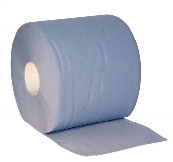 Putzrolle blau, 2-lagig, 22x38cm
