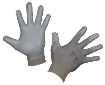 Feinmechanikerhandschuh Techno grau, Größe 8