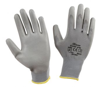 Feinstrickhandschuh Gnitter, grau Größe: 11 /