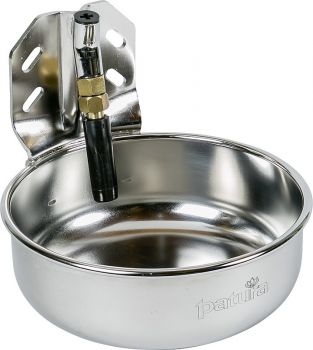 Rohrventil-Becken Compact Edelstahl
