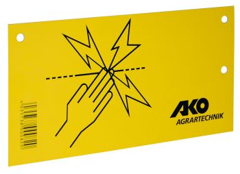 Warnschild – Elektrozaun