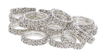 Mähnenbänder Crystal 10 Stk.