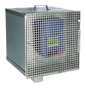 Anti-Diebstahlkasten verschlossen