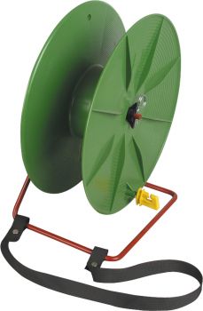 Breitbandhaspel mit Brusttragegestell