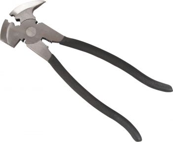 Zaunbauzange mit Hammer und Drahtschneider