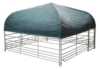 Überdachung für Steckhorden