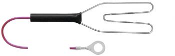 Zaunanschlusskabel Herzklemme 125cm