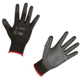 Feinstrickhandschuh Gnitter Black Größe: 9