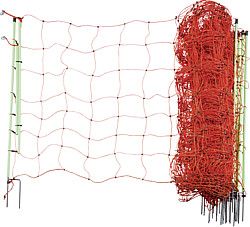 Elektrozaunnetz mit Erdleiter 