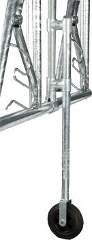 Stützrad für Fressgitter