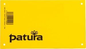 Warnschild Rückseite