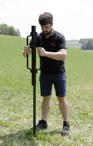 T-Post Ramme im Einsatz