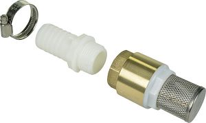 Saugkorb mit Rückschlagventil 